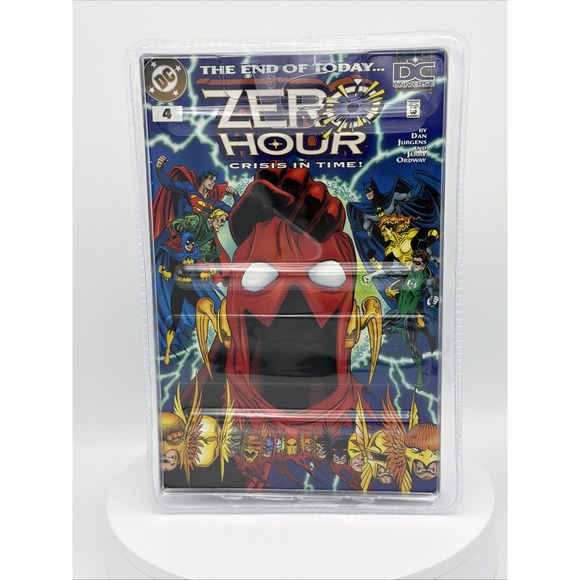 McFarlane DC Direct Superman Action Figure Zero Hour Comic Book Set - Picture 2 of 2